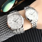 Perfect Replica Piaget Altiplano White Dial Stainless Steel Case Couple Watch